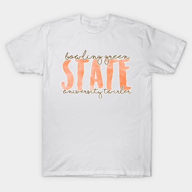 Bowling Green State University Twirler 1 T-Shirt by ally1021